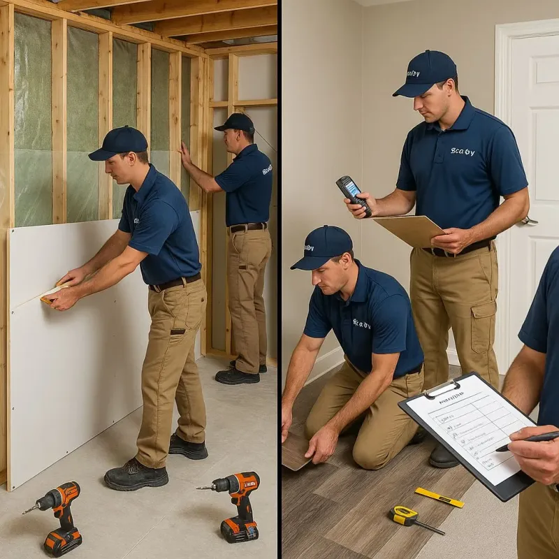 Repairs and Reconstruction process in Port Arthur, TX